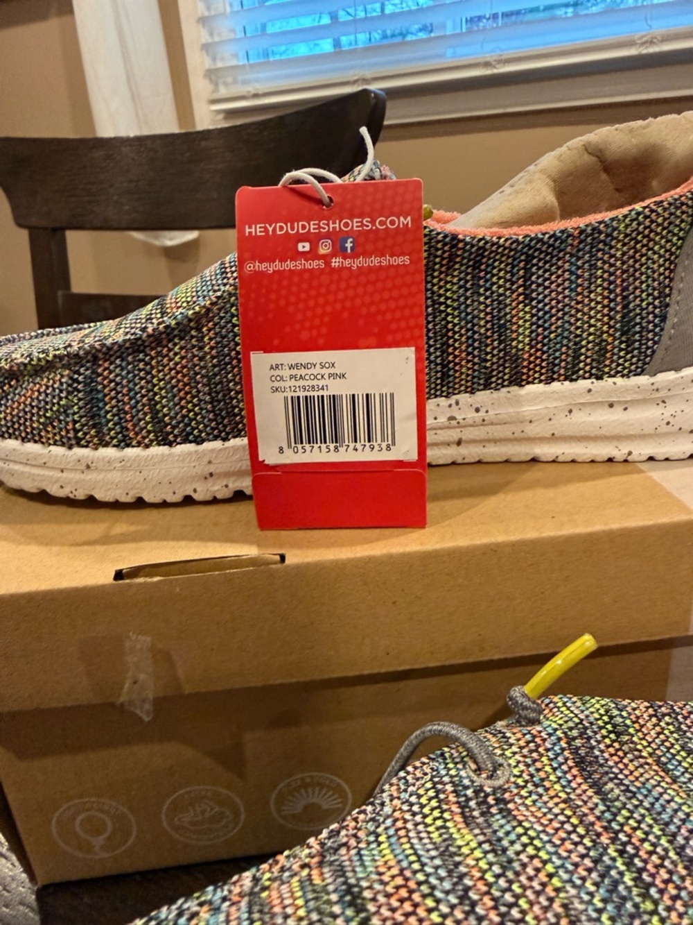 NWT Hey Dude Multi-Color Wally Low Slip-On Shoes - Picture 10 of 10